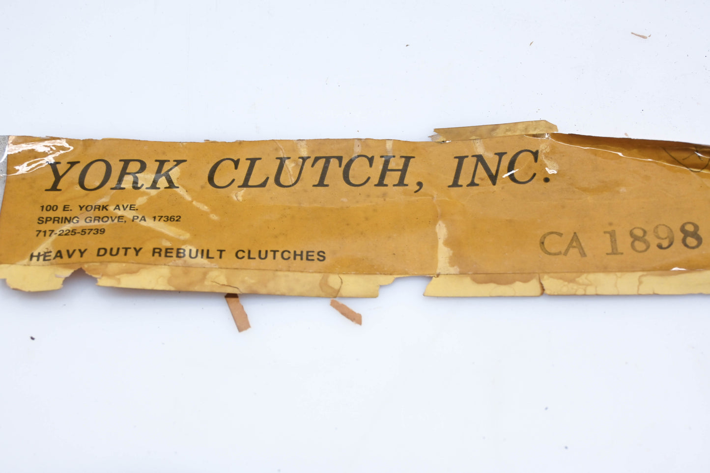 York CA1898, CA-1898 Borg & Beck Remanufactured Clutch Pressure Plate Assembly NOS
