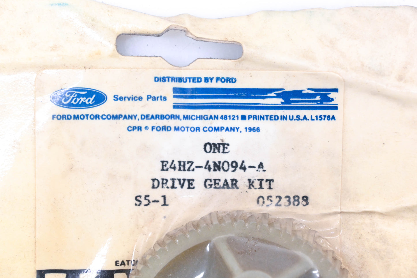 New OEM Ford E4HZ-4N094-A, S5-1, 052383 Drive Gear Kit NOS