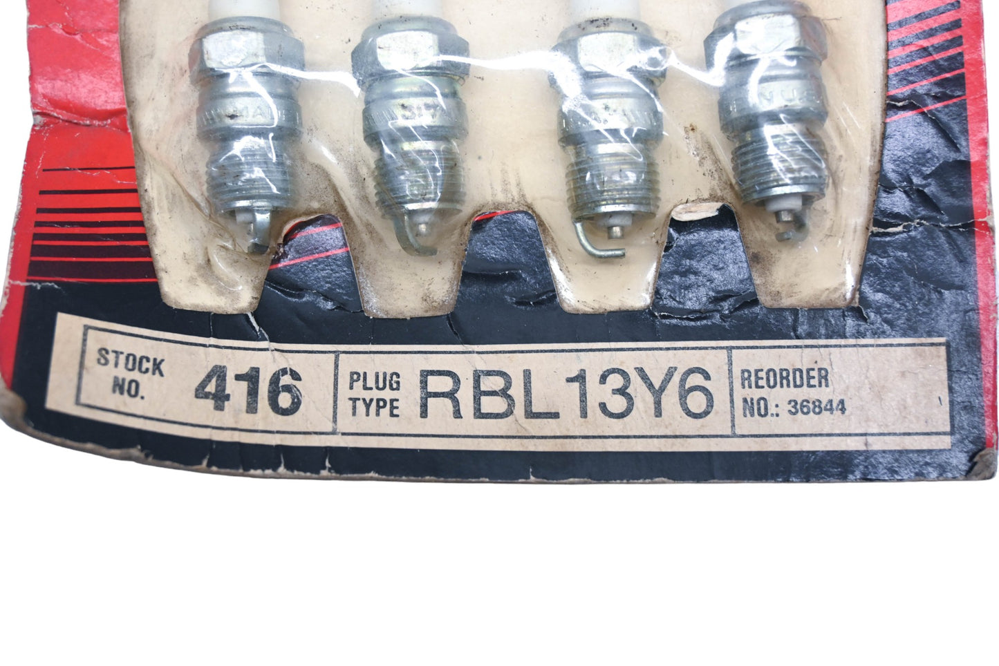 Champion RBL13Y6 Spark Plugs Qty 4 NOS