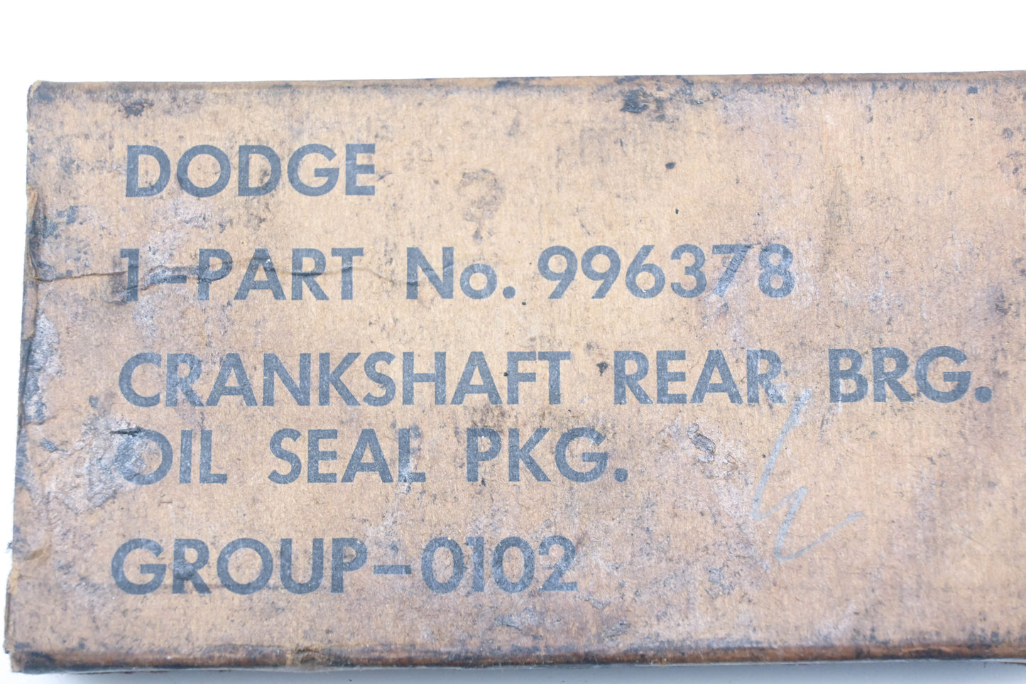 Dodge 996378 Crankshaft Rear Bearing Kit NOS