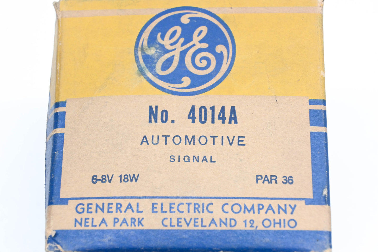 General Electric 4014A Amber 6-8v Signal Lamp Bulb NOS