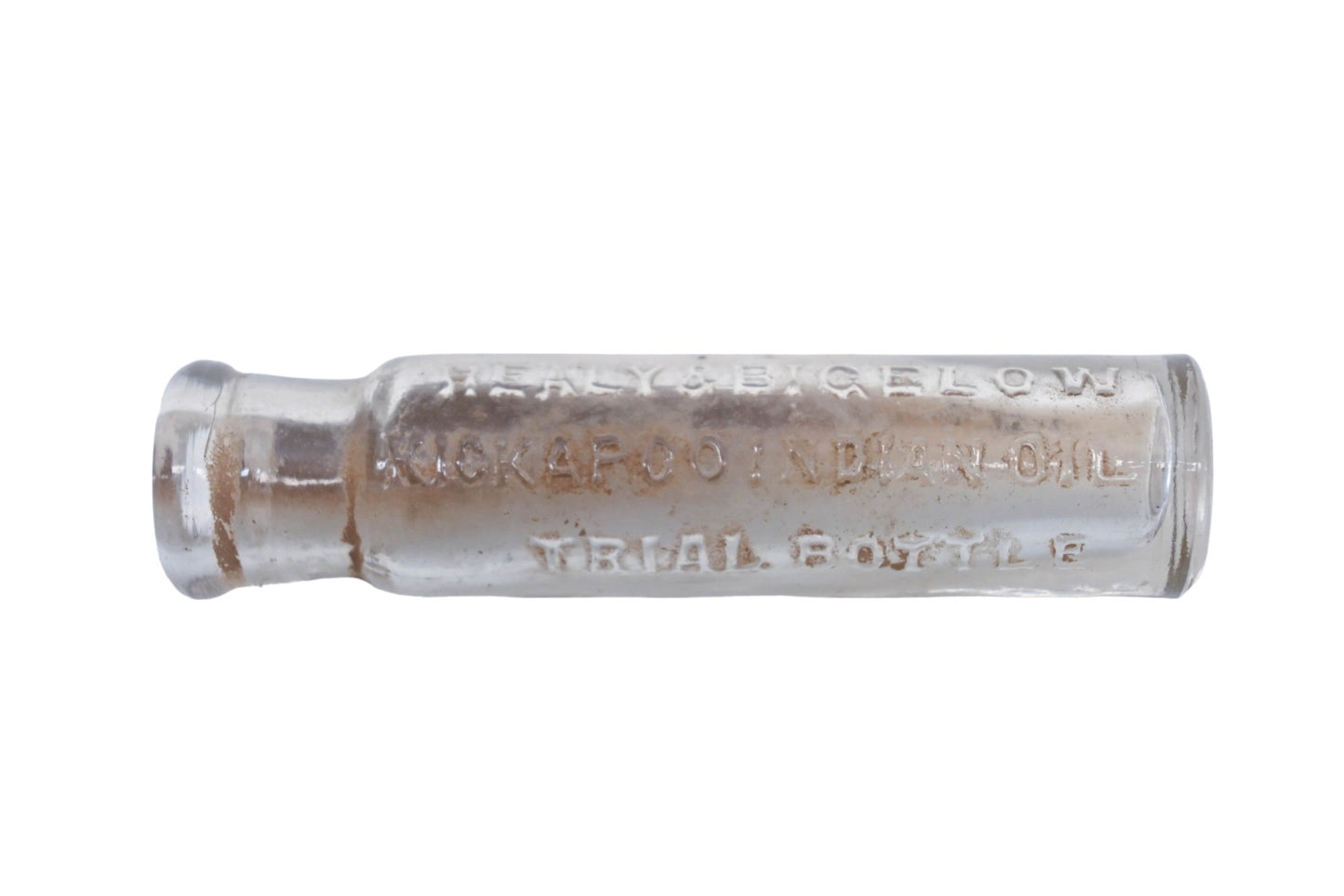 Healy-Bigelow RA016-9 Kickapoo Indian Oil Trial Size Glass Bottle NOS