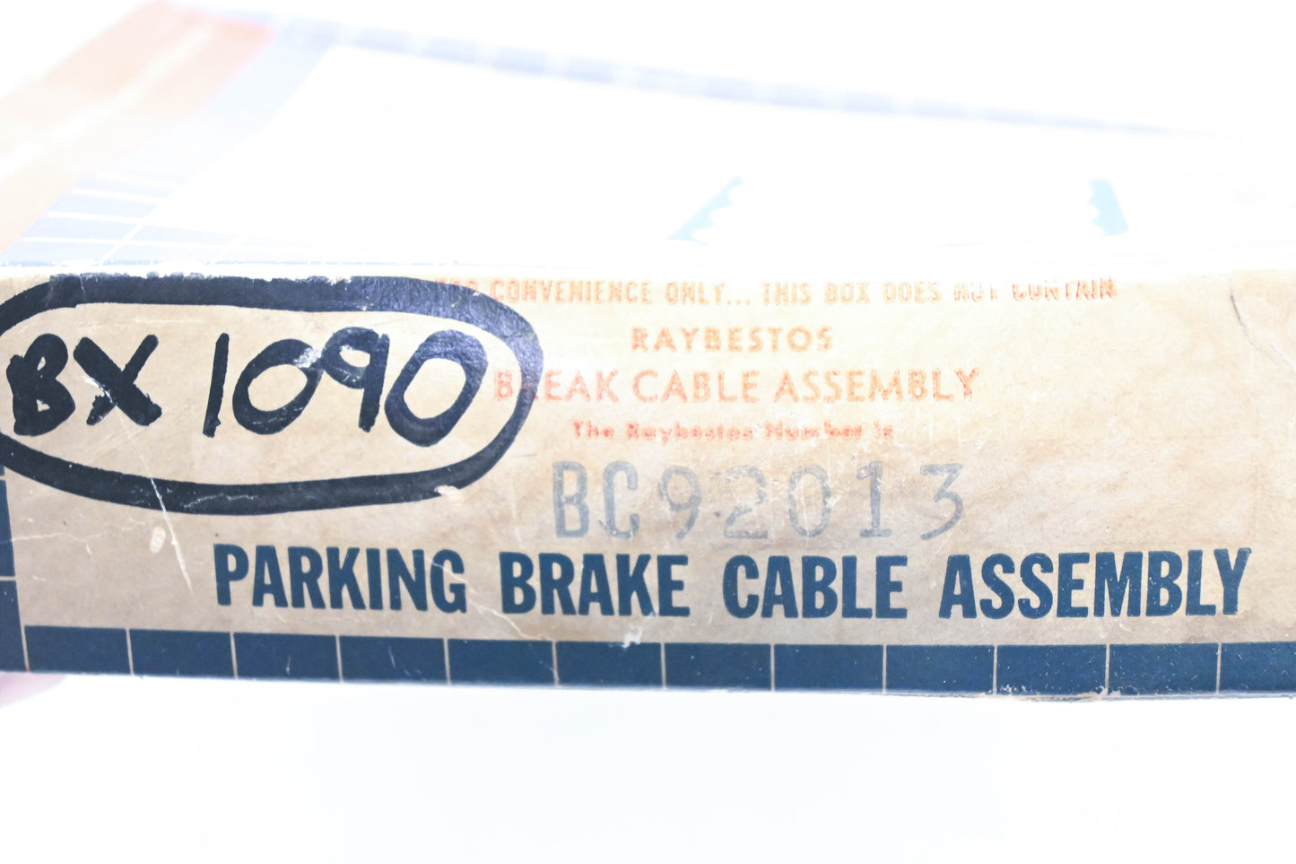 Raybestos BC92013, BX1090 Hand Brake Cable Assembly NOS