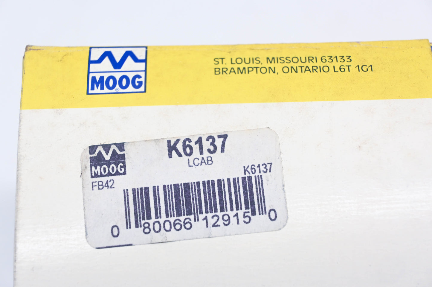 Moog K6137, K-6137 Bushings Qty 2 NOS