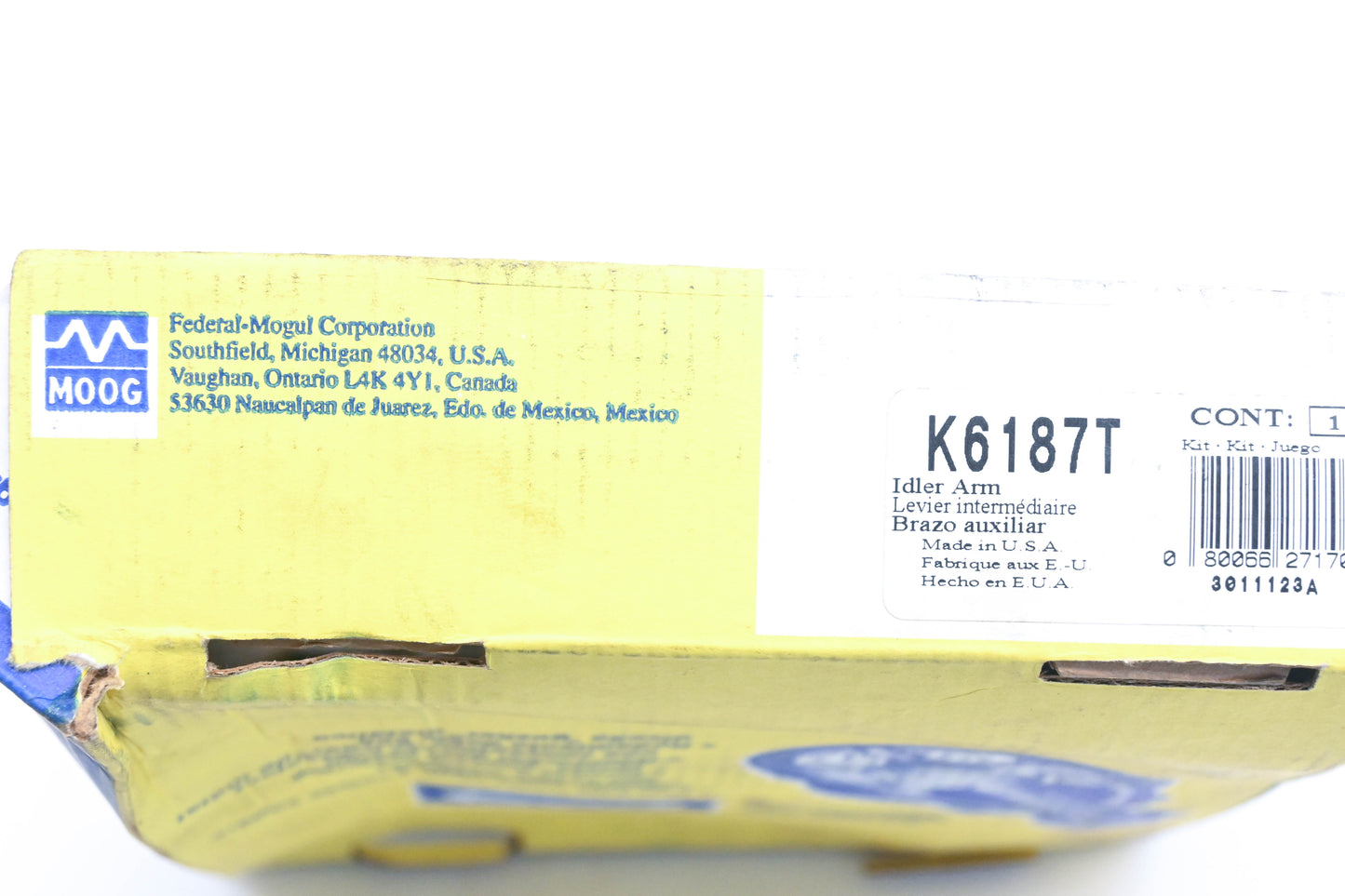 Moog K6187T, 6983C, 6985R Steering Idler Arm Kit NOS
