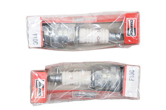 Champion F10C Spark Plugs Qty 2 NOS