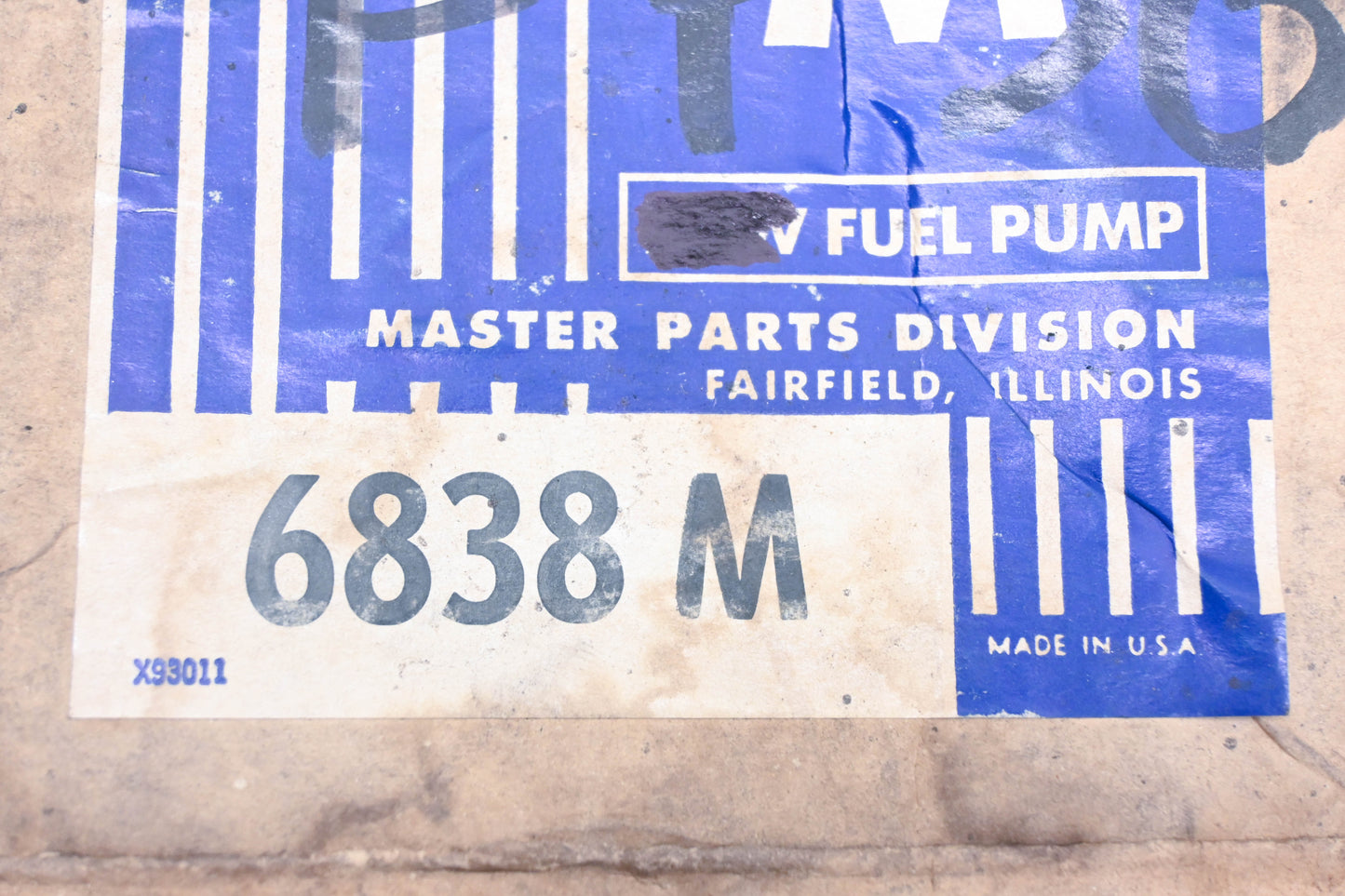 Master Parts 6838M Mechanical Fuel Pump NOS