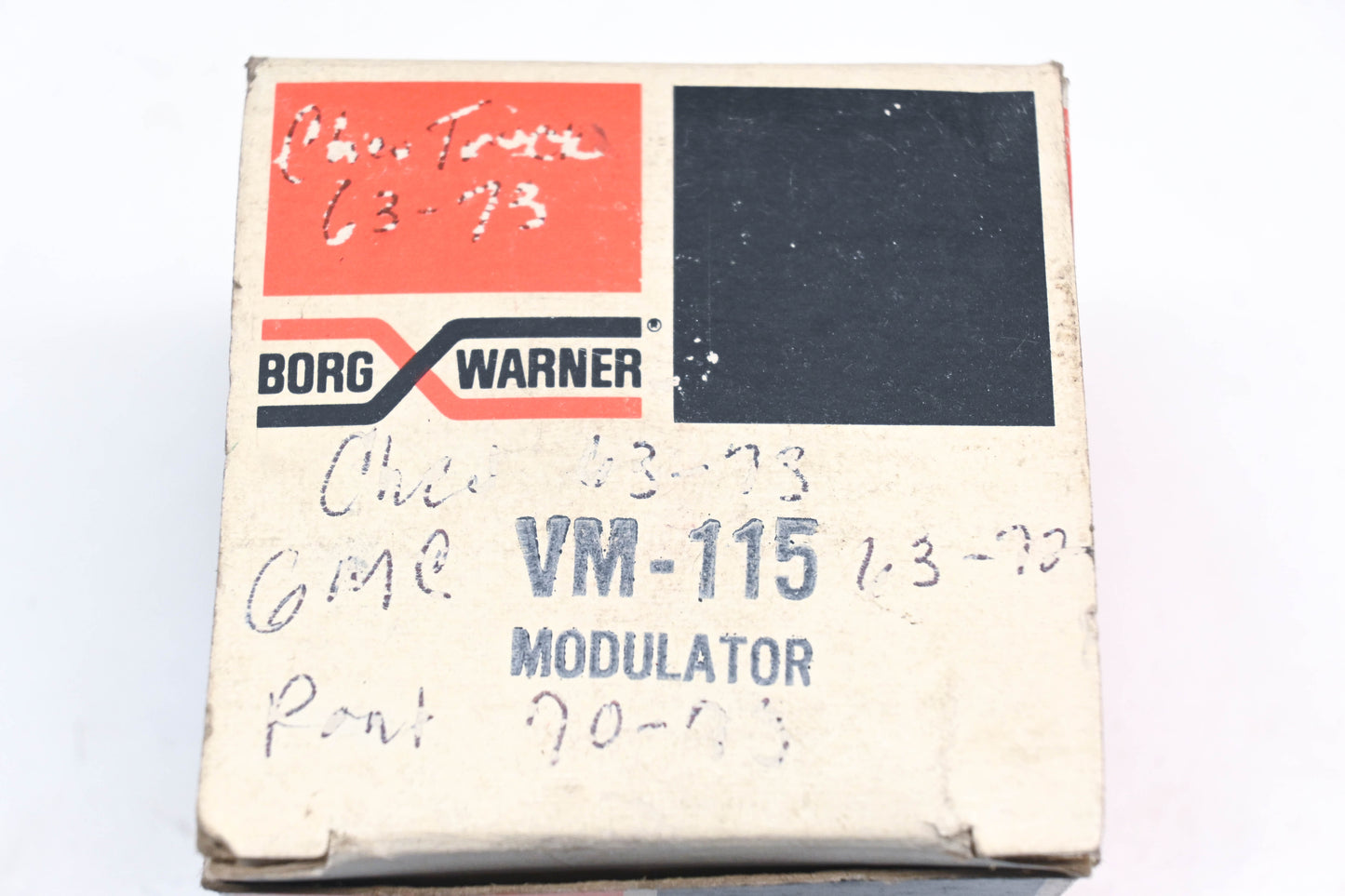 Borg Warner VM-115, VM115 Vacuum Modulator NOS