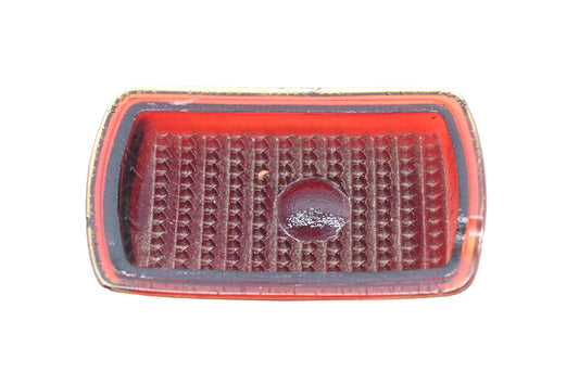 Griffen 79 Red Glass 3-5/8"x2-1/8" Taillight Lens NOS
