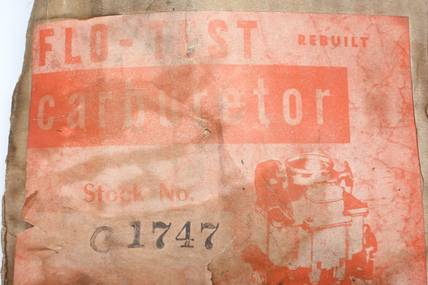 Flo-Test C1747, C-1747 Rebuilt Rochester Power Jet Carburetor