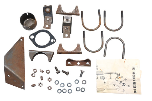 Aftermarket ME006-9 1955-56 Mercury Dual Exhaust Hardware Mount Kit NOS
