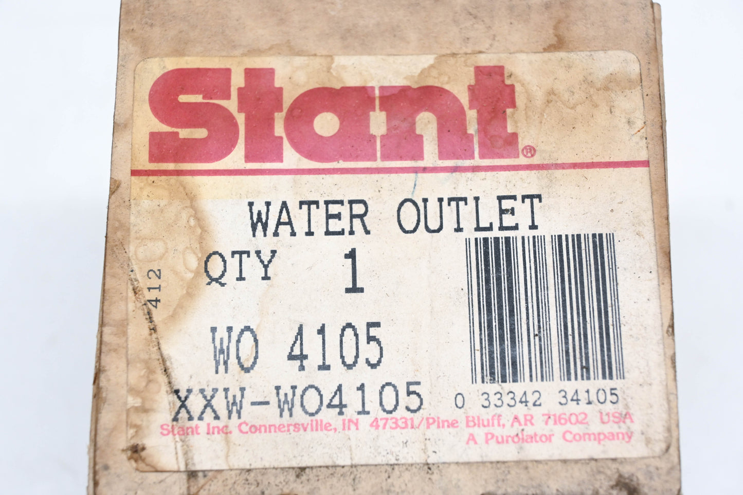 Stant WO-4105, WO4105 Water Outlet Kit NOS