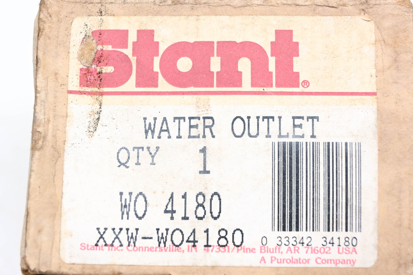 Stant WO-4180, WO4180 Water Outlet Kit NOS