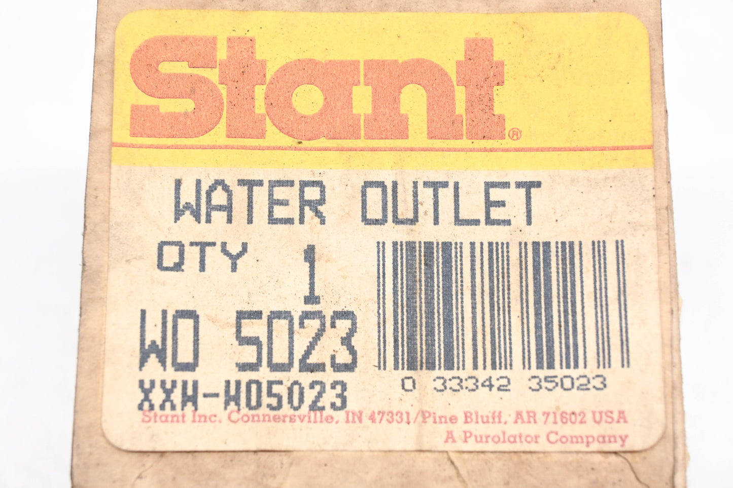 Stant WO-5023, WO5023 Water Outlet Kit NOS