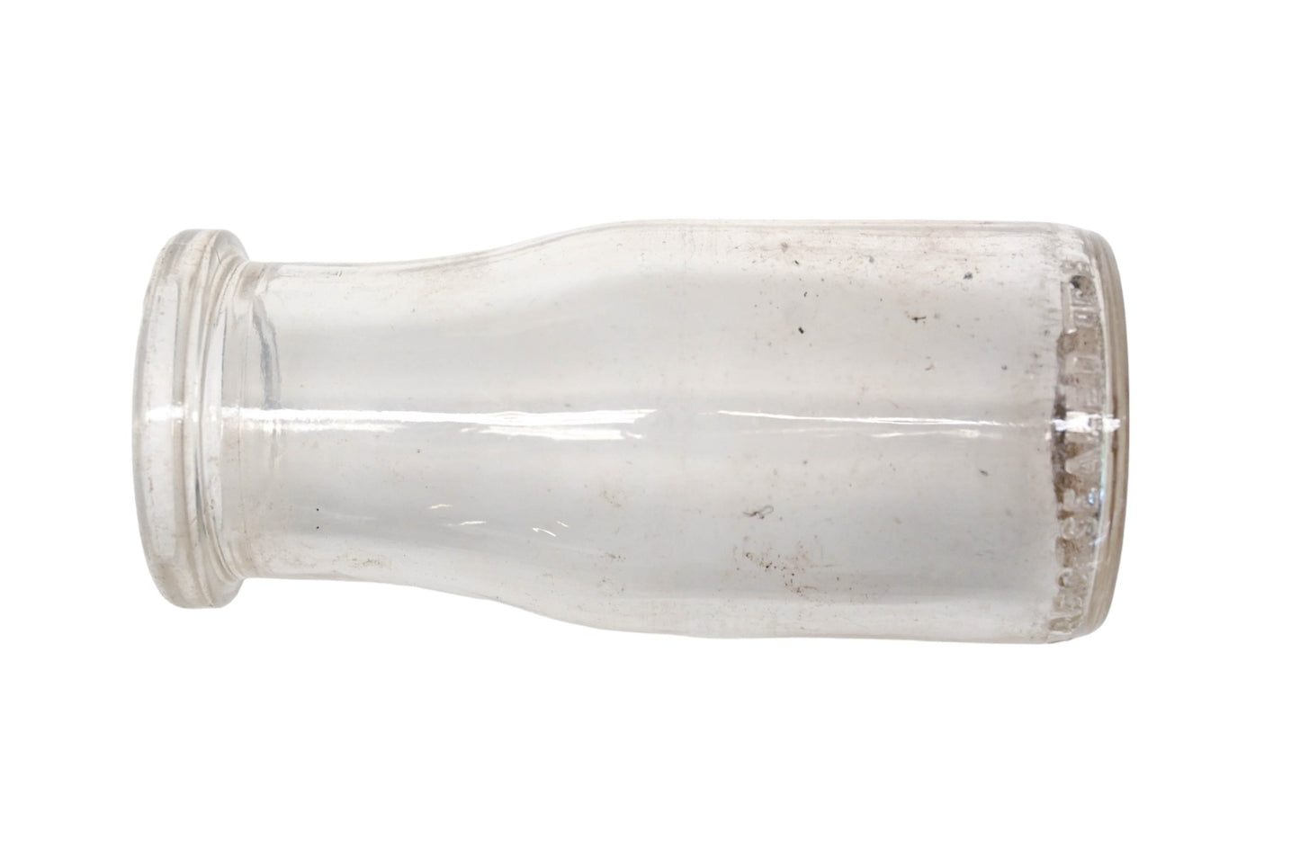 Aftermarket AZ014-45 Glass Milk 1/2-Pint Bottle