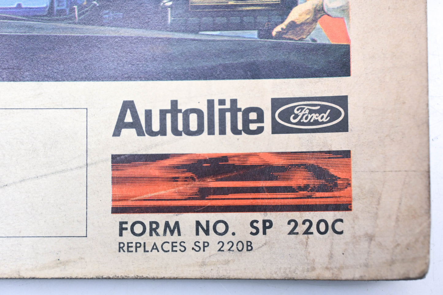 OEM Ford SP 220C, SP220C 1969 Autolite Marine Electrical Equipment Parts Catalog