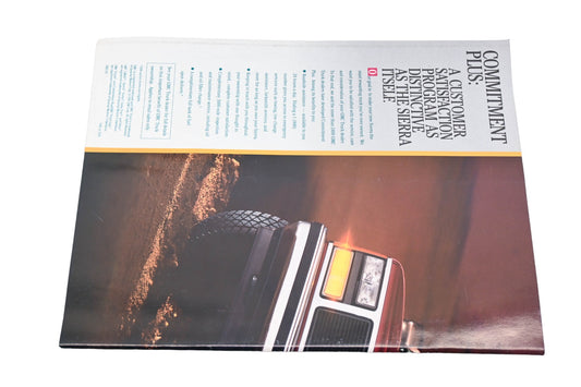 General Motors 5005-92 1992 GMC Truck Sierra Sales Brochure
