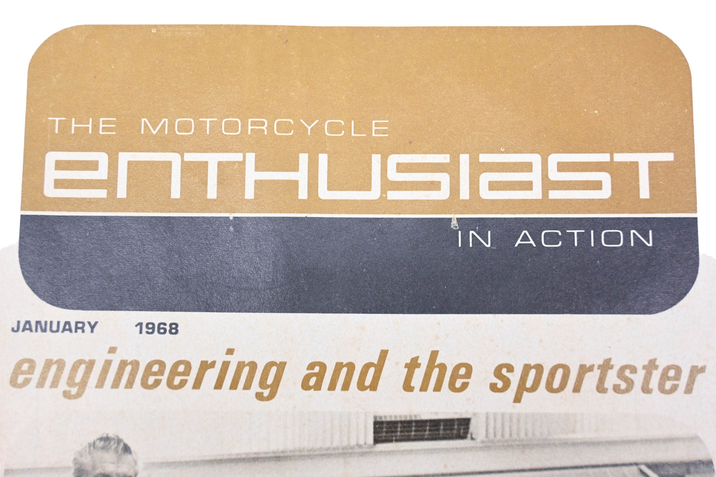 OEM Harley-Davidson RO017-47 January 1968 The Motorcycle Enthusiast In Action Magazine