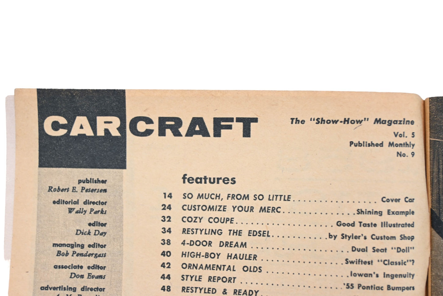 Car Craft RO012-30 January 1958 Magazine