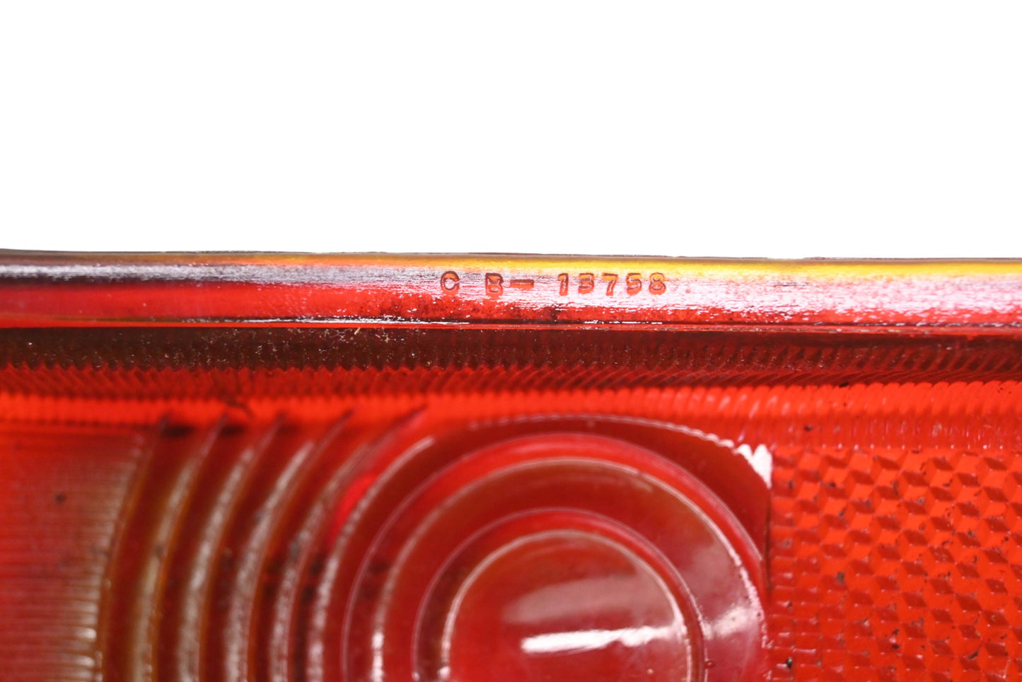 L.L. Company CB-13758 Righthand Red Glass Taillight Lens