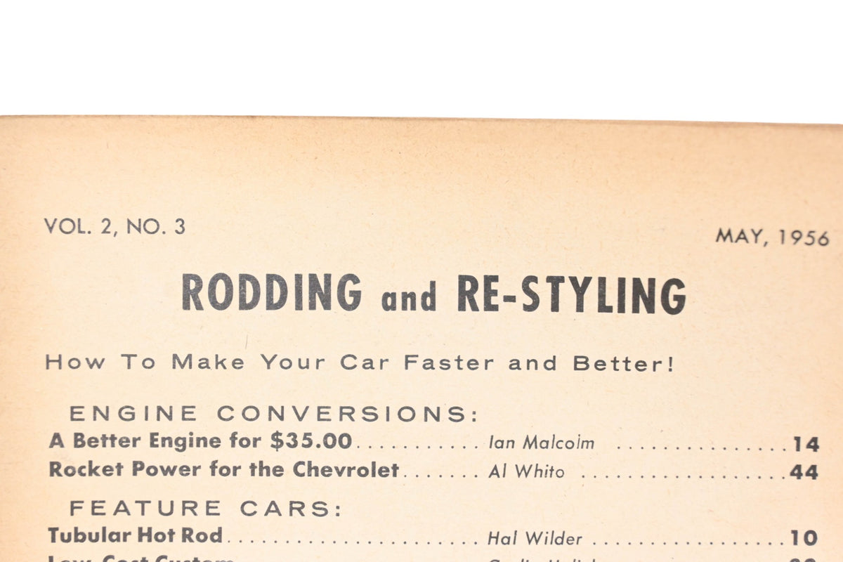 Rodding And Re-Styling RO013-43 May 1956 Magazine