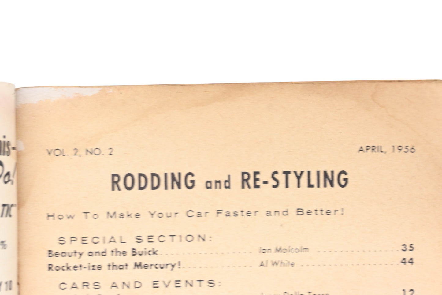 Rodding And Re-Styling RO009-15 April 1956 Magazine