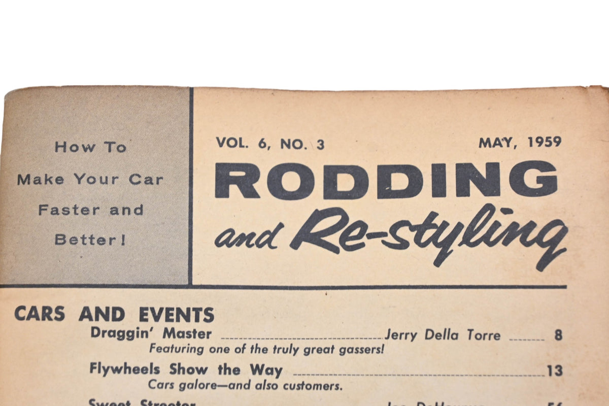 Rodding And Re-Styling RO009-24 May 1959 Magazine