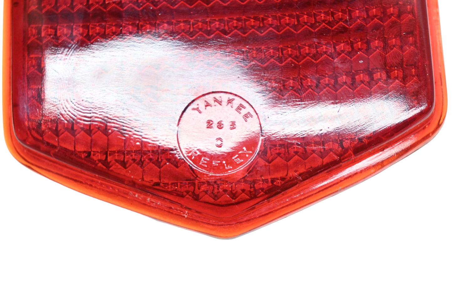 Yankee 265, T-309, T309 Red Glass Taillight Lens NOS
