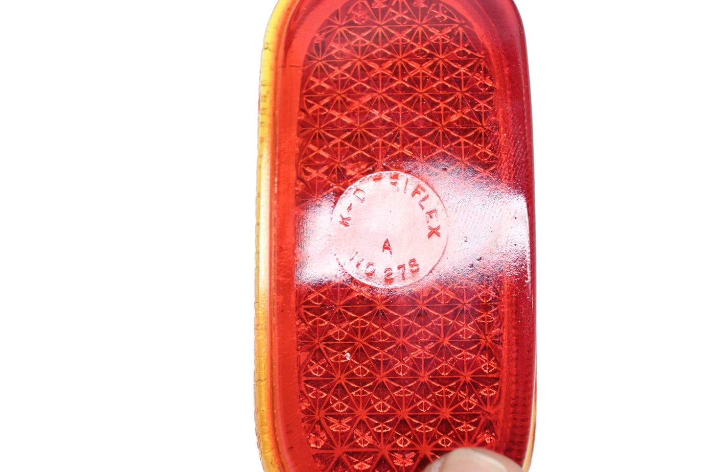 K-D Triflex 278, 278R, T-278 Red Glass Right Taillight Lens NOS