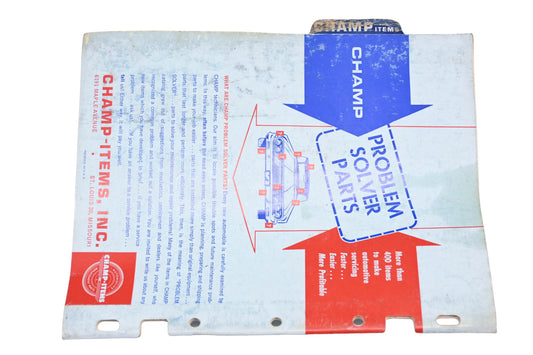 Champ-Items 62 Problem Solver Parts Catalog
