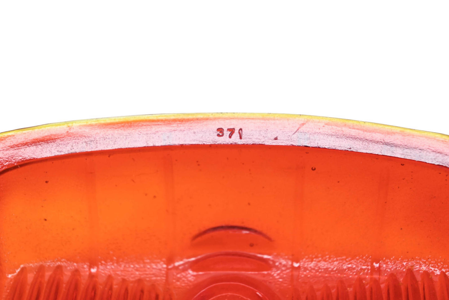 Lynx-Eye 371, T-371 Red Glass Triflex Tail Light Lens NOS