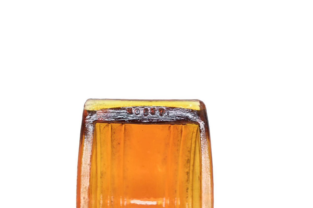 Aftermarket 537 Amber Glass Side Marker Lamp Lens NOS