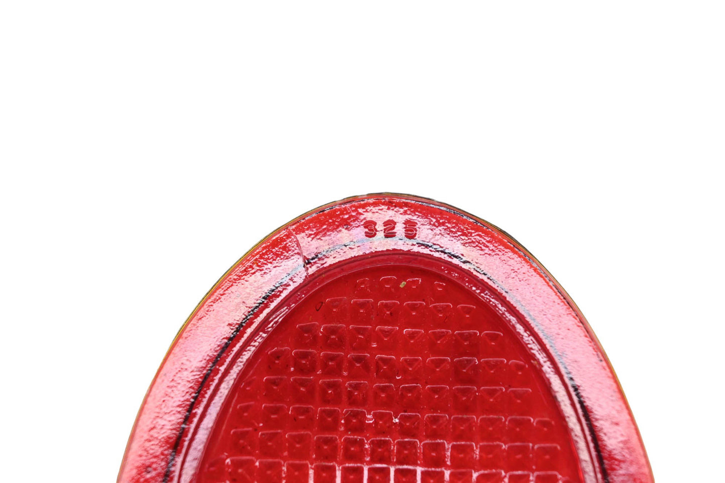 Lynx-Eye T-325, 325 Red Glass Tail Light 4-7/16" x 2-7/8" Lens NOS