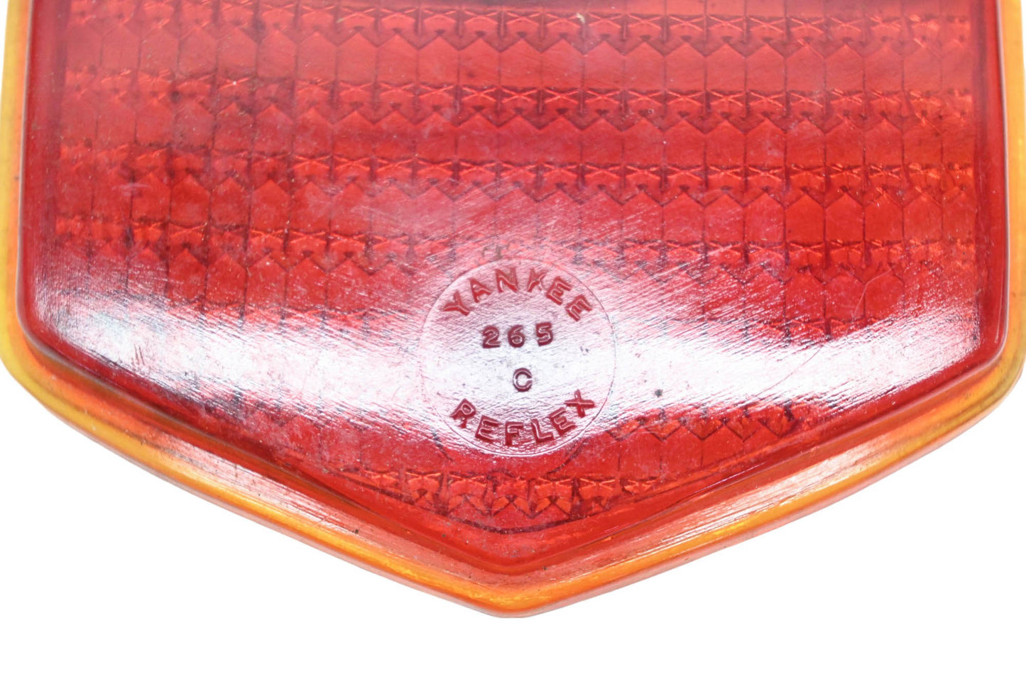 Yankee 265, T-265 Red Glass Tail Light Lens NOS