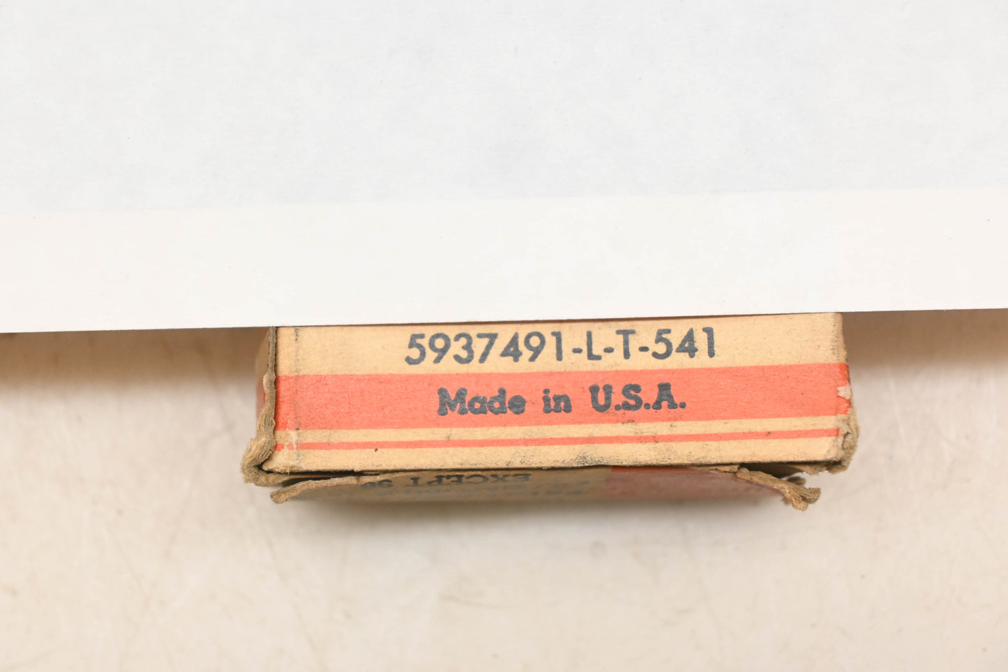 Lynx Eye 5937491-L-T-541 T-541 Red Glass Tail Lamp Lens NOS