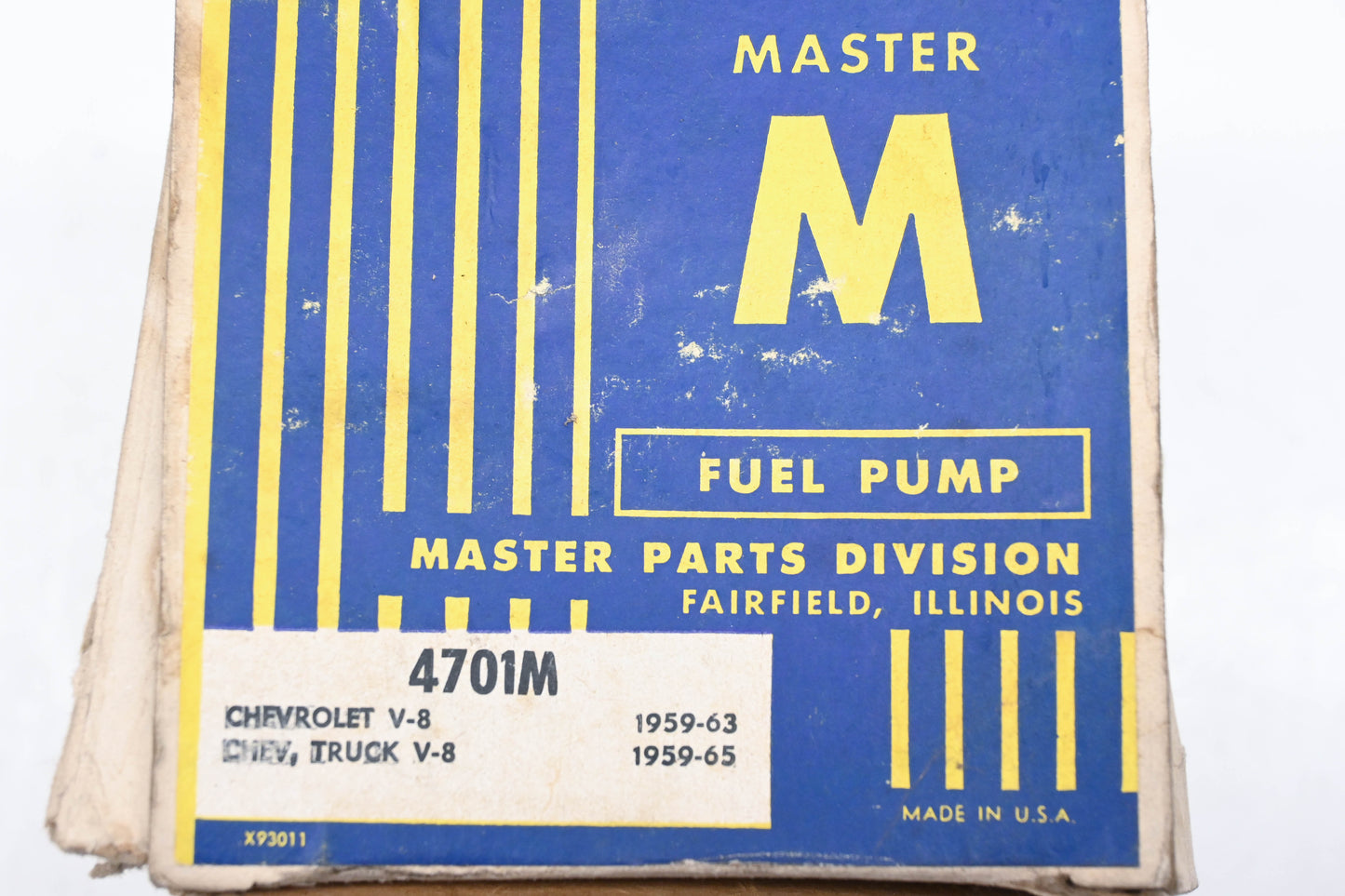 Master Parts 4701M Mechanical Fuel Pump NOS