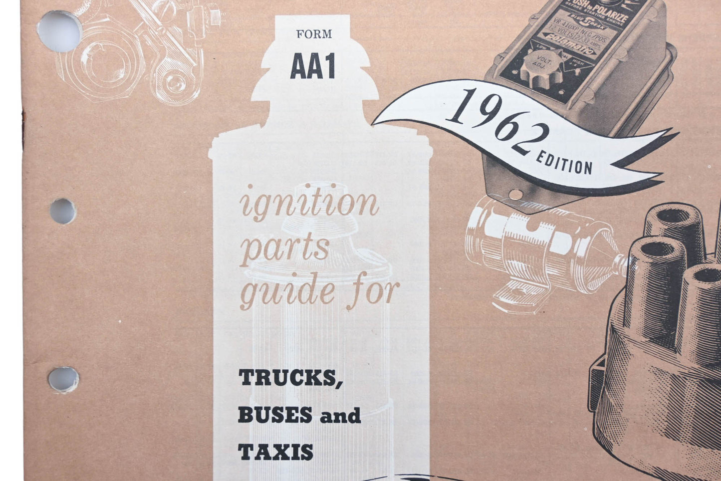 Standard Motor Products AA-1, AA1 Blue Streak 1962 Truck, Buses & Taxis Ignition Parts Guide