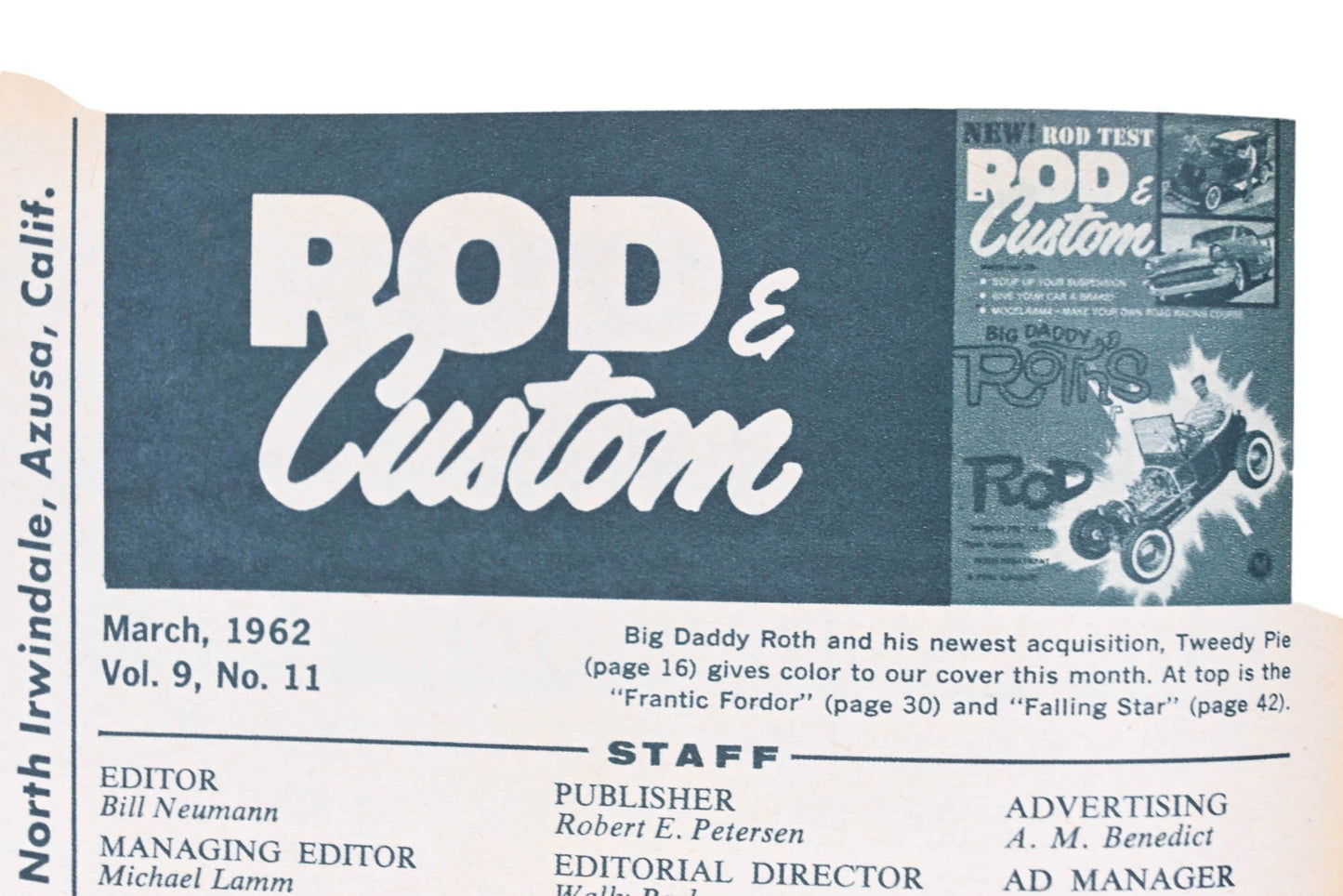 Rod & Custom DP005-39 March 1962 Magazine