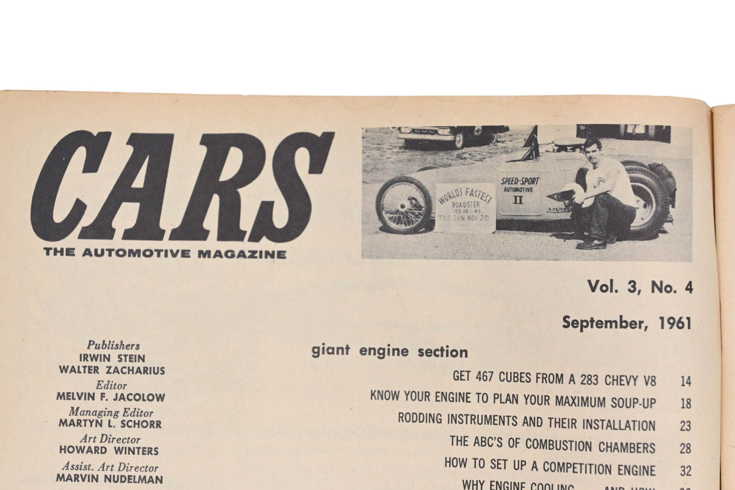 Cars AH024-44 September 1961 Magazine