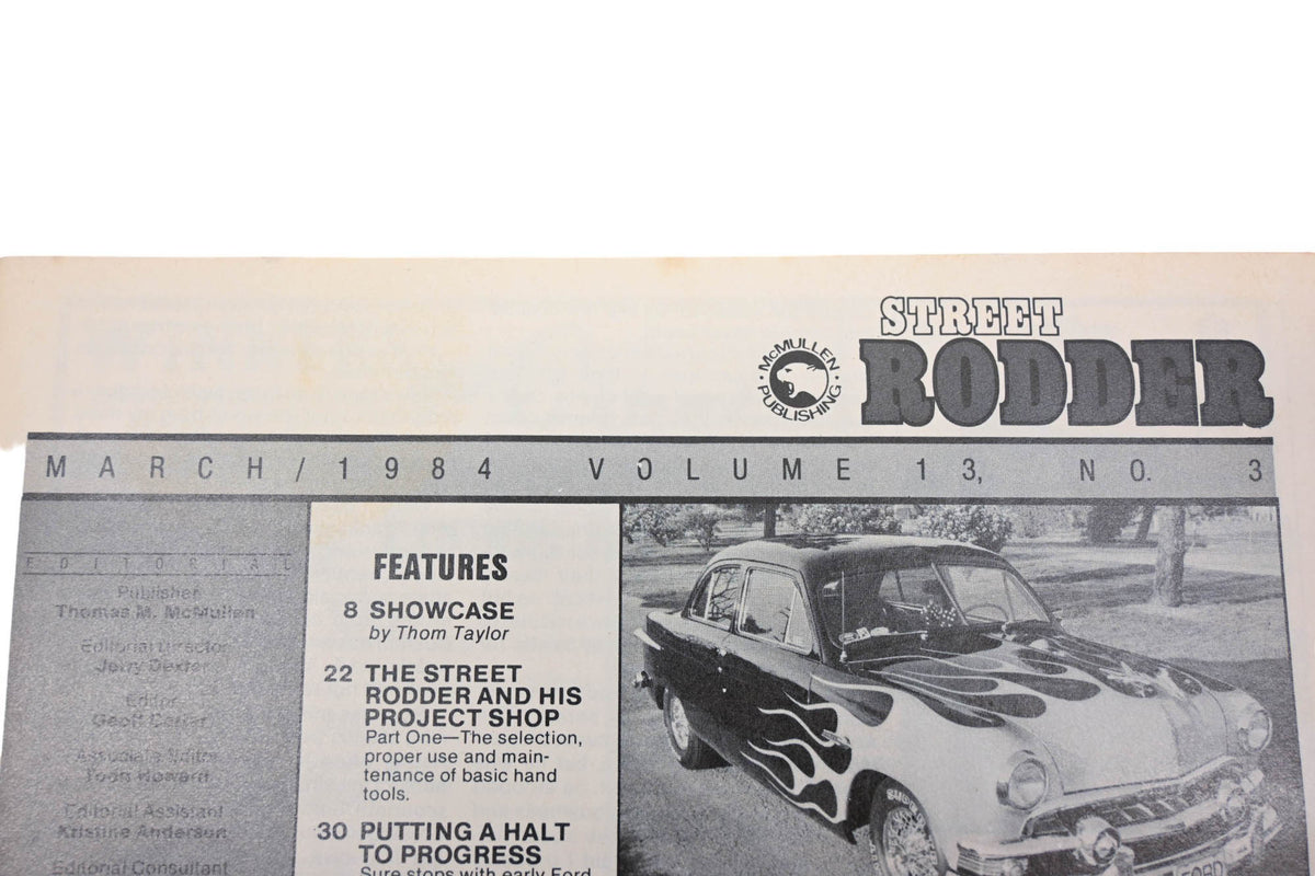 Street Rodding AH024-55 March 1984 Magazine
