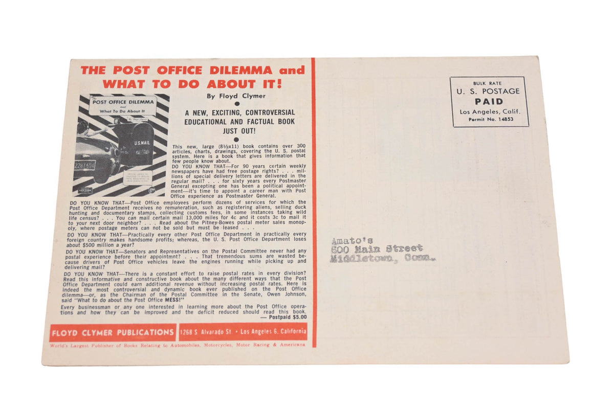 Floyd Clymer LM008-21 Popular Motor Books Catalog
