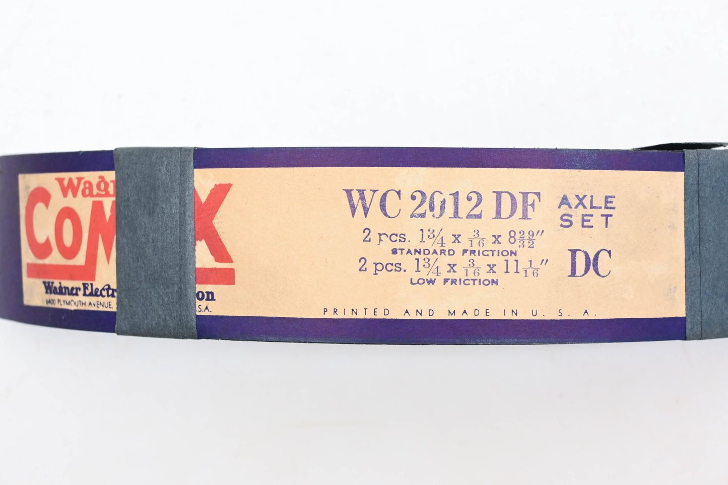Wagner Comax WC2012, WC-2012-DF-DC, WC2012DFDC Brake Lining Kit NOS