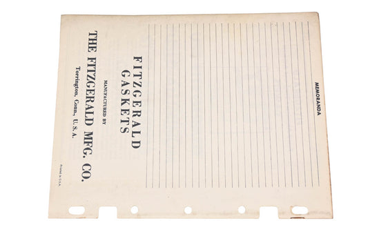 Fitzgerald 58-22T White Trucks Replacment Gaskets Catalog