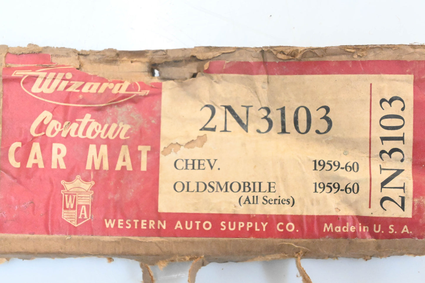 Wizard 2N3103 Car Mat NOS
