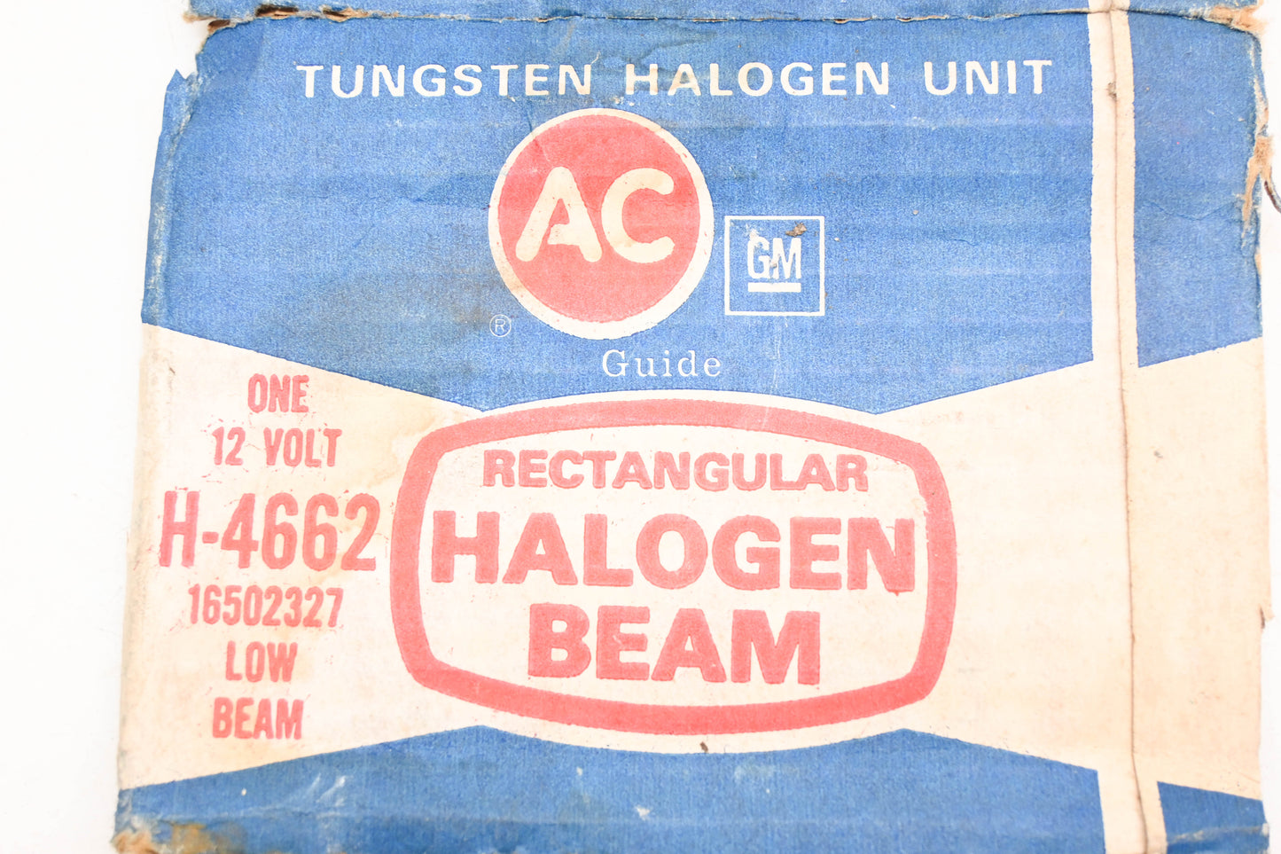 AC H-4662, H4662, 16502327 Low Beam 12v Head Light Bulb NOS