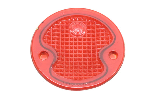 Lynx Eye T-302 Red Glass 3-3/4" Taillight Lens NOS