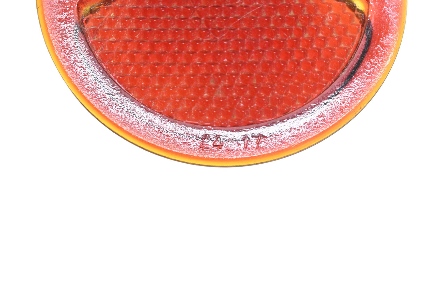 Aftermarket 24017 Red Glass 3.5" Taillight Lens NOS