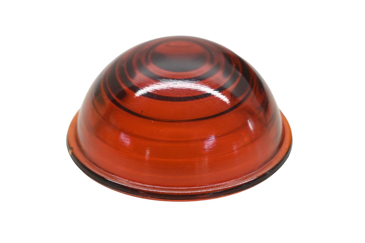 Aftermarket HN026-5 Amber Glass Beehive Turn Signal 3" Lens NOS