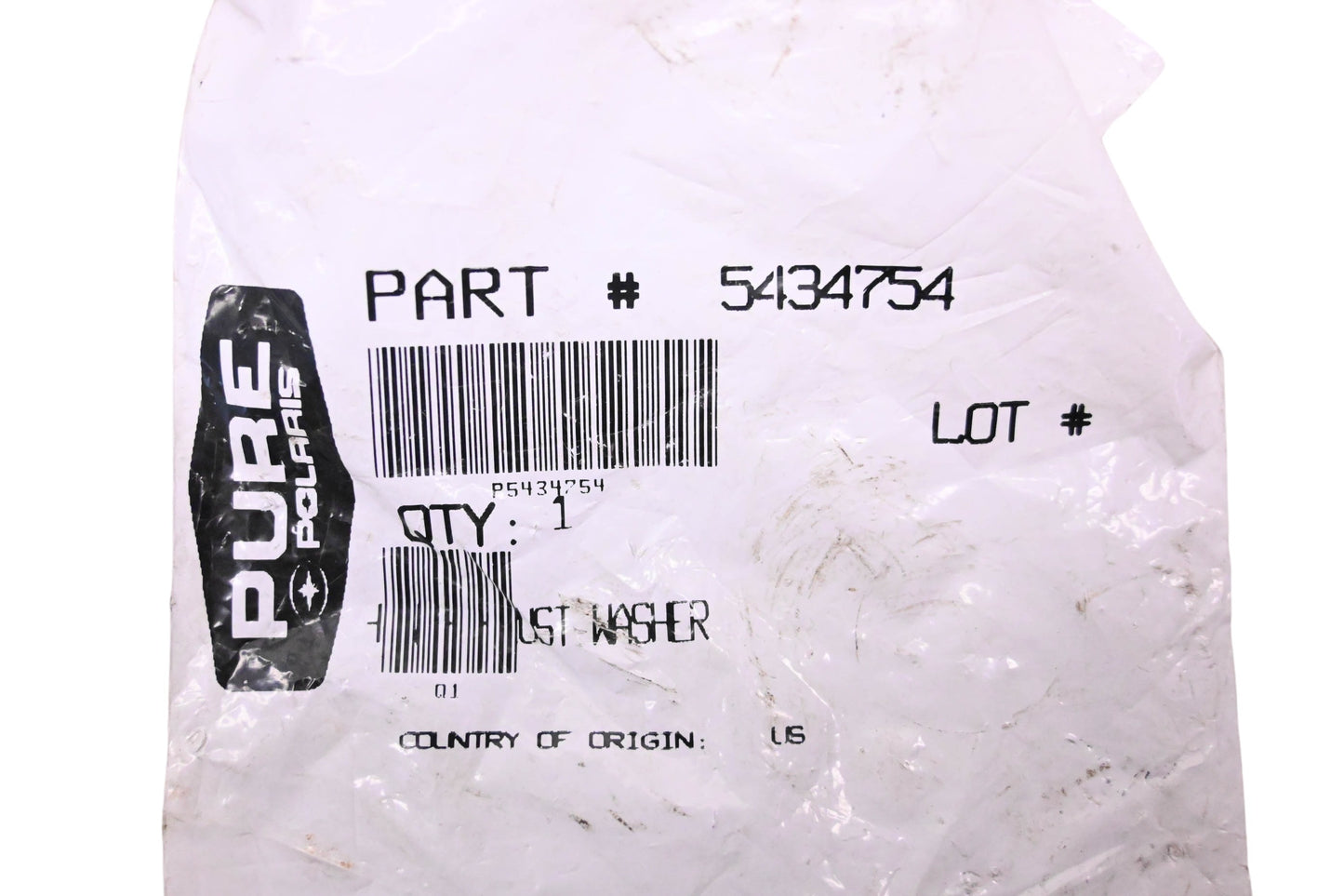 New OEM Polaris 5434754 Thrust Washer NOS