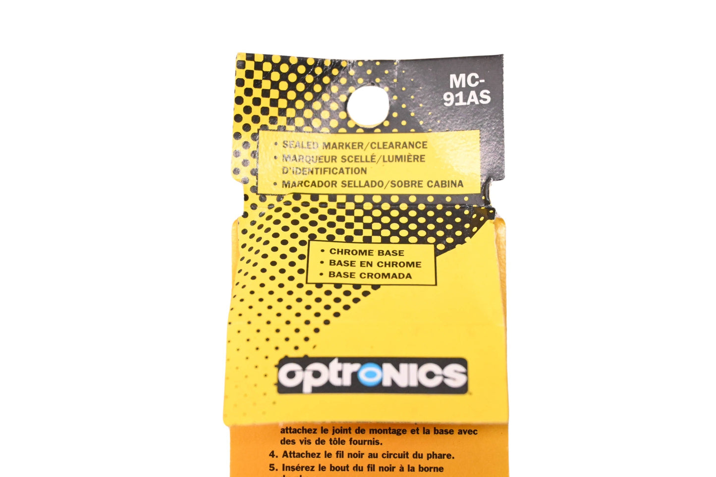 Optronics MC91AS Amber Marker Clearance Light Assembly Kit NOS
